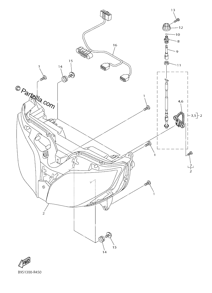 Diagrama de HEADLIGHT