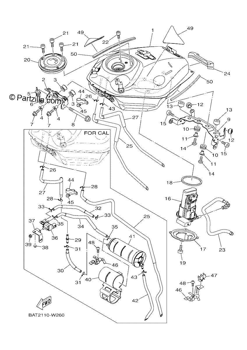 Diagrama de FUEL TANK
