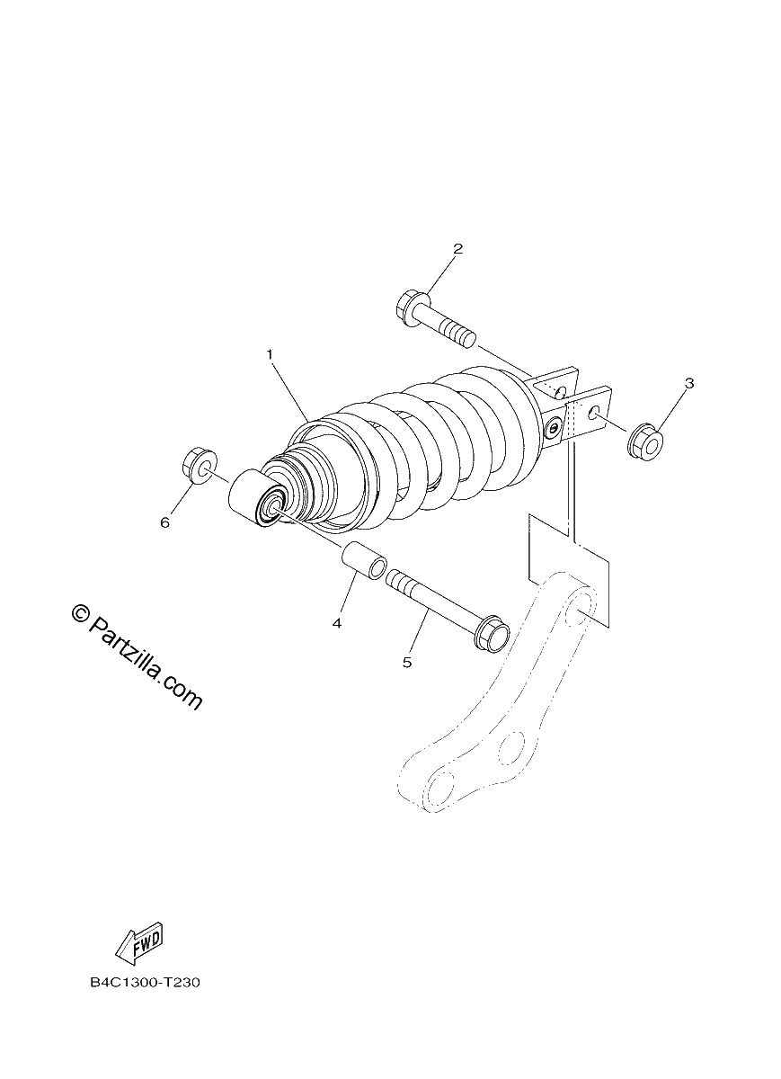 Diagrama de REAR SUSPENSION