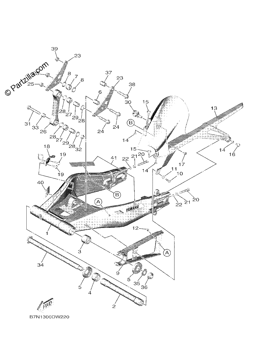 Diagrama de REAR ARM