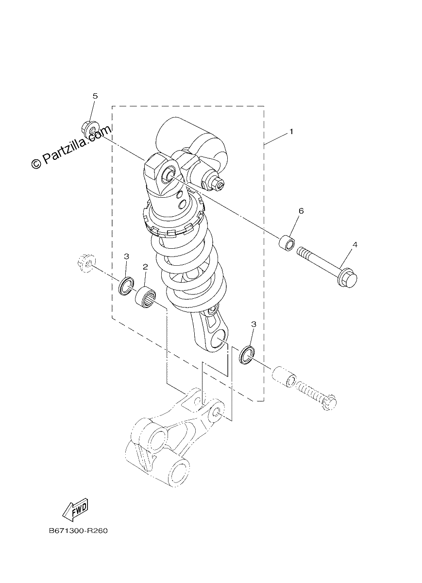 Diagrama de REAR SUSPENSION
