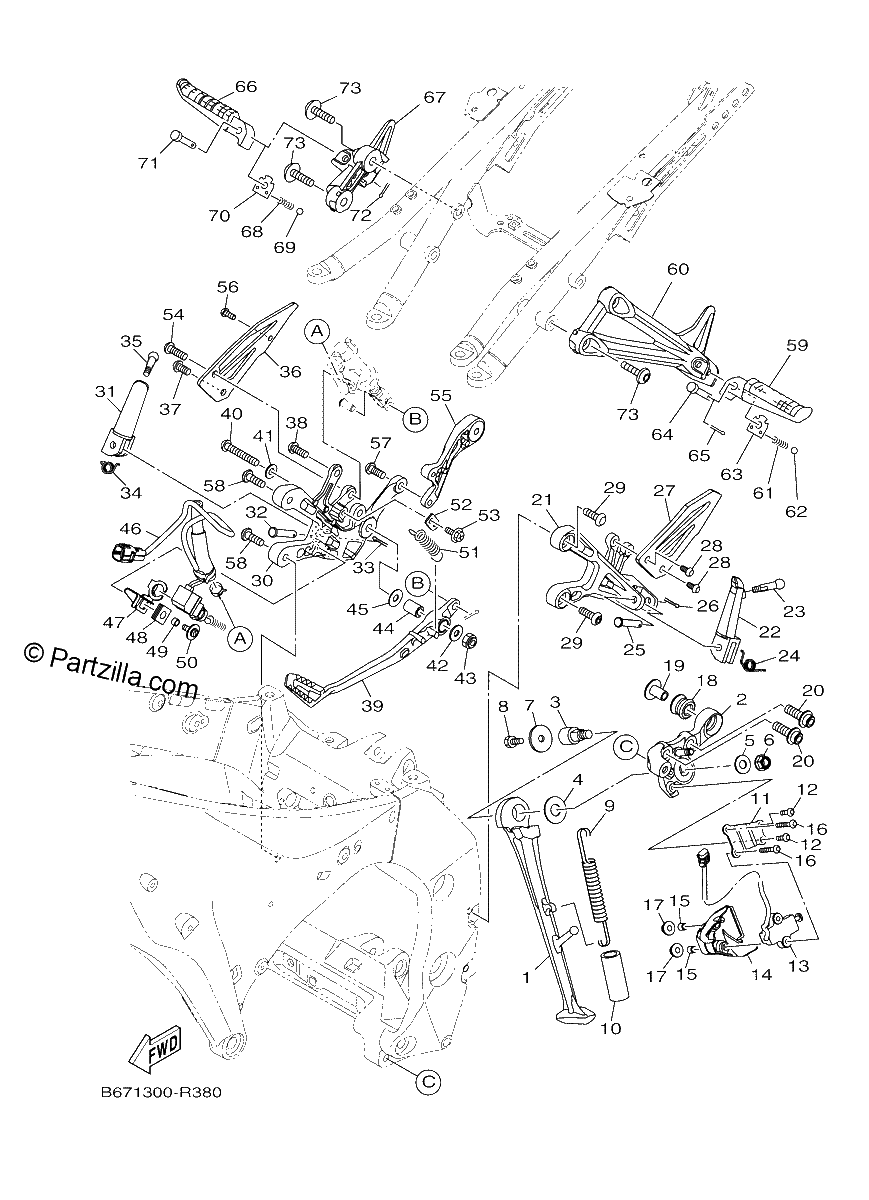 Diagrama de STAND FOOTREST