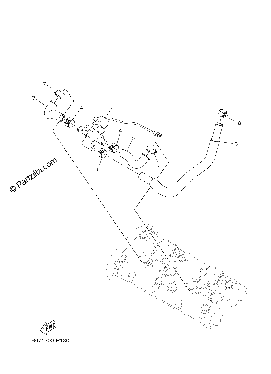 Diagrama de AIR INDUCTION SYSTEM