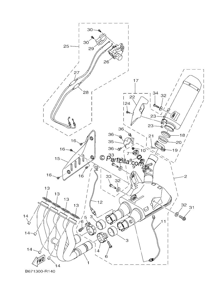Diagrama de EXHAUST