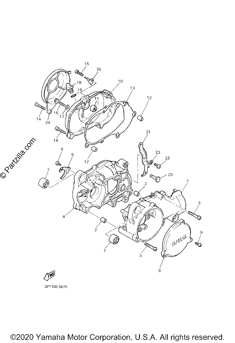 Diagrama de CRANKCASE