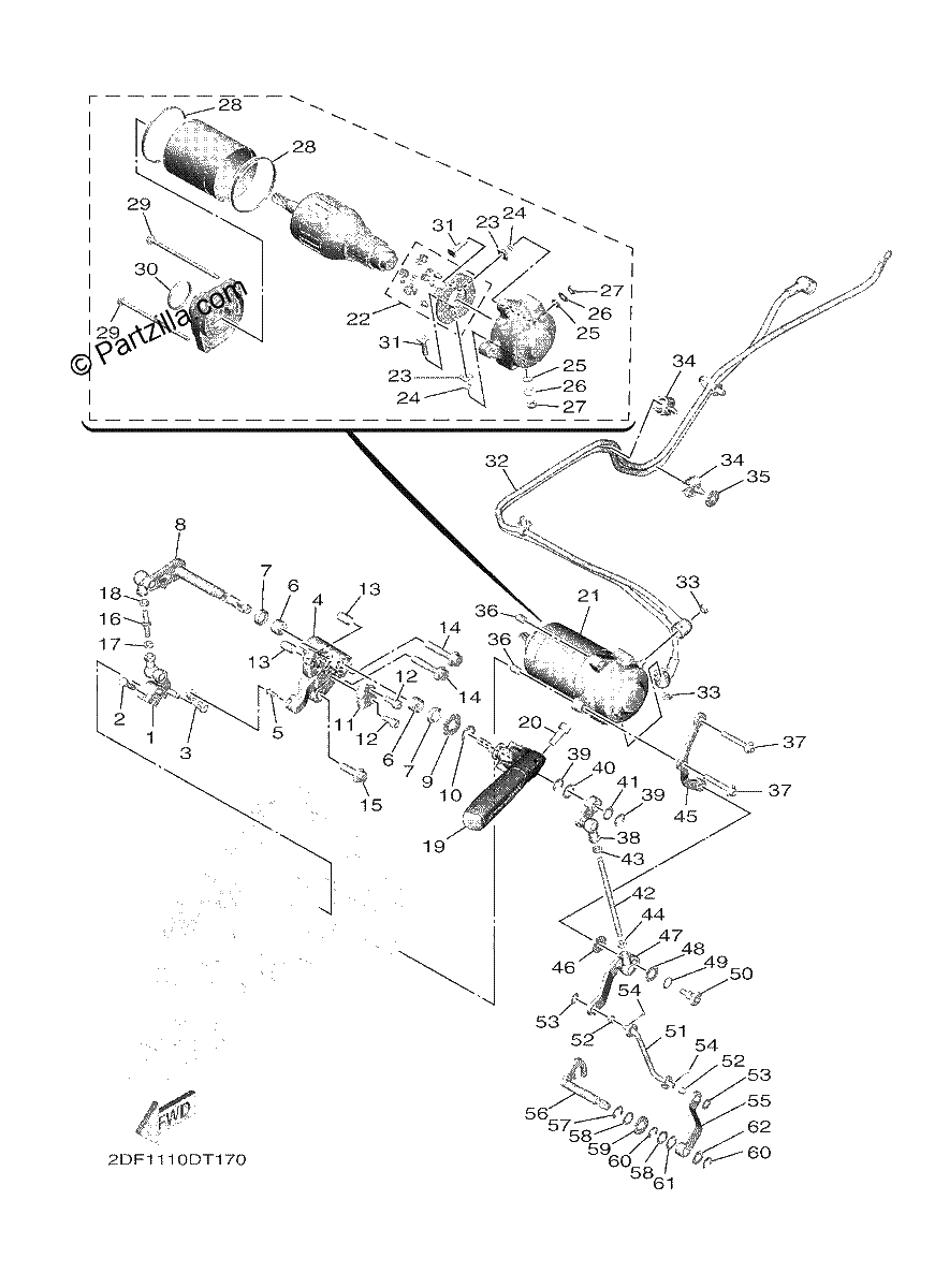 Diagrama de MIDDLE DRIVE GEAR 2
