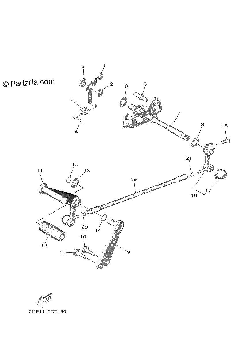 Diagrama de SHIFT SHAFT