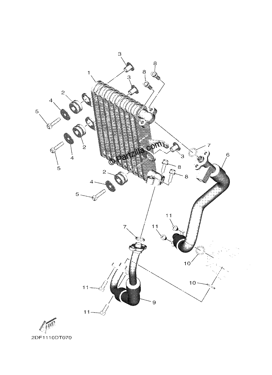 Diagrama de OIL COOLER