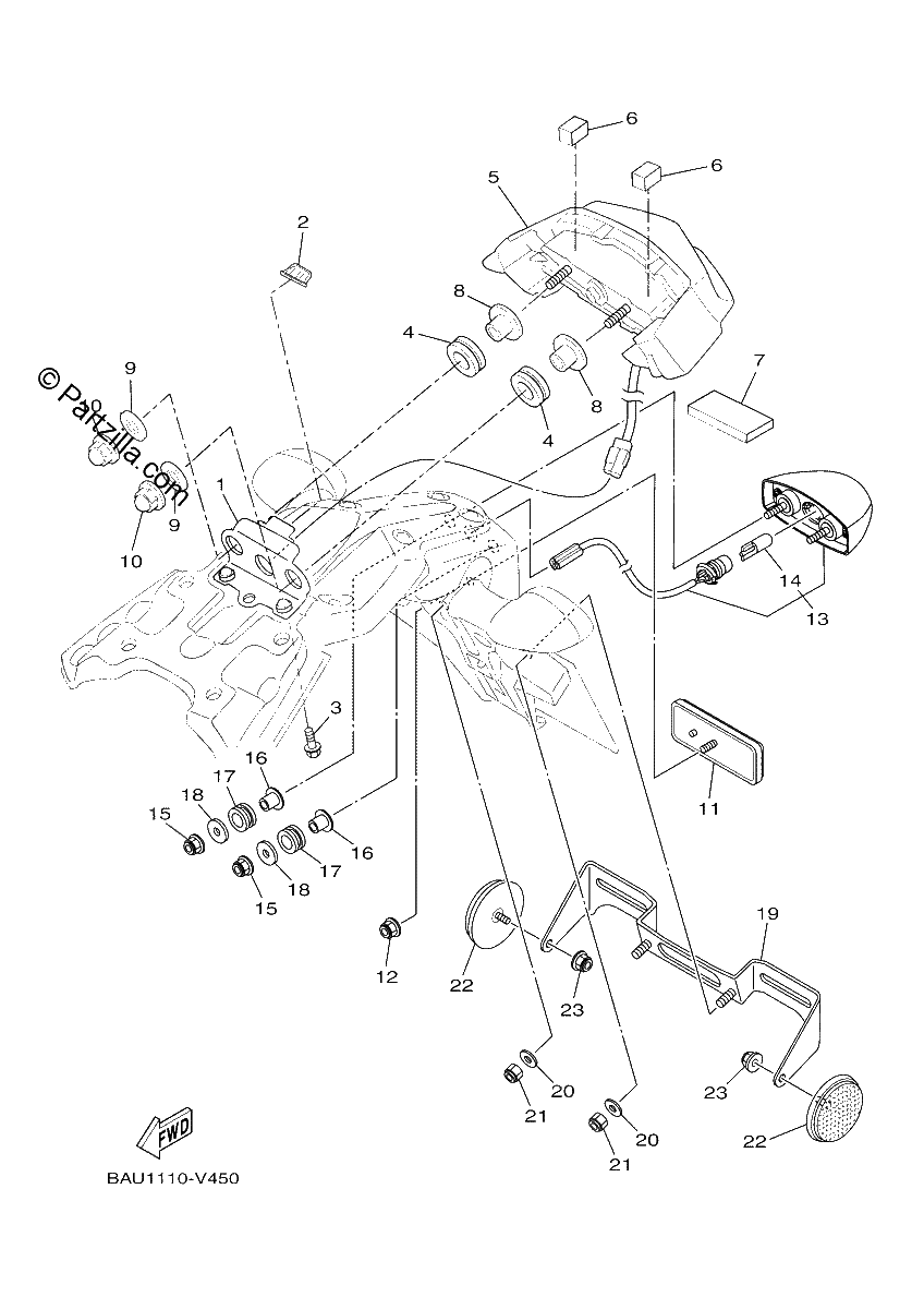 Diagrama de TAILLIGHT