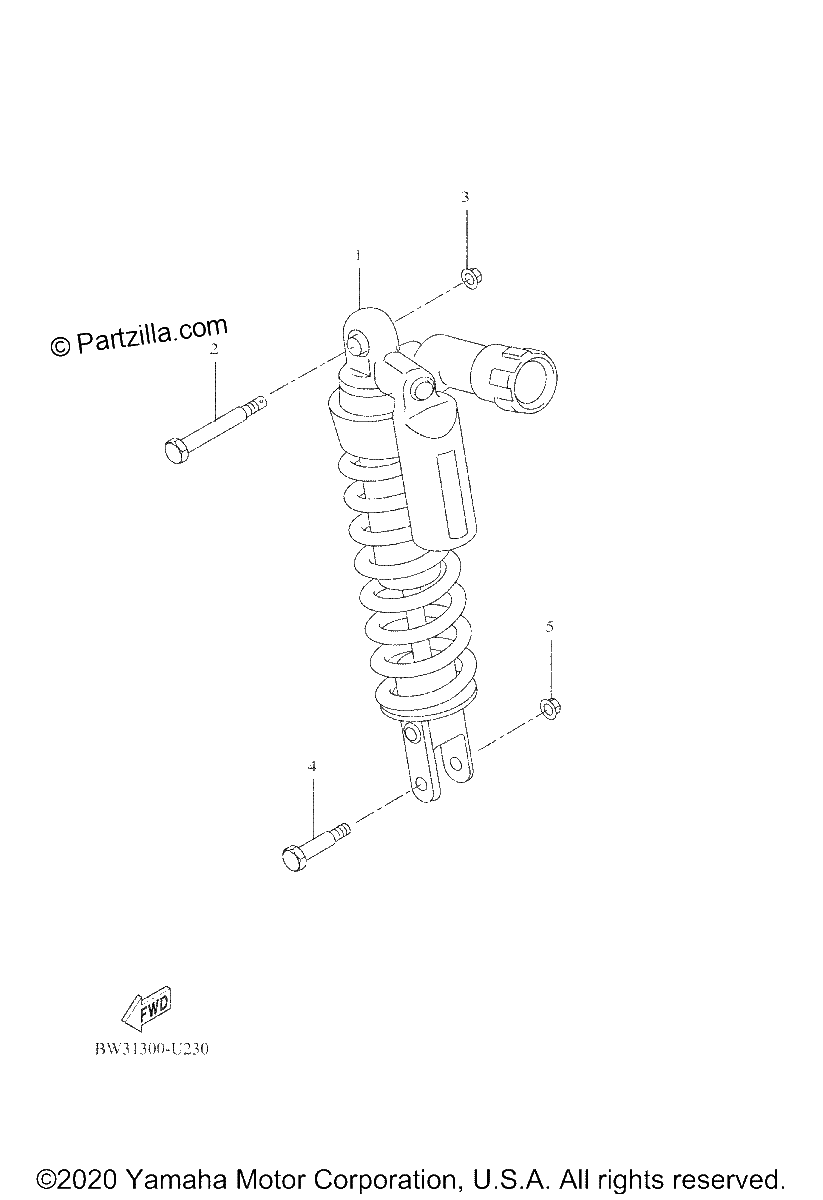 Diagrama de REAR SUSPENSION