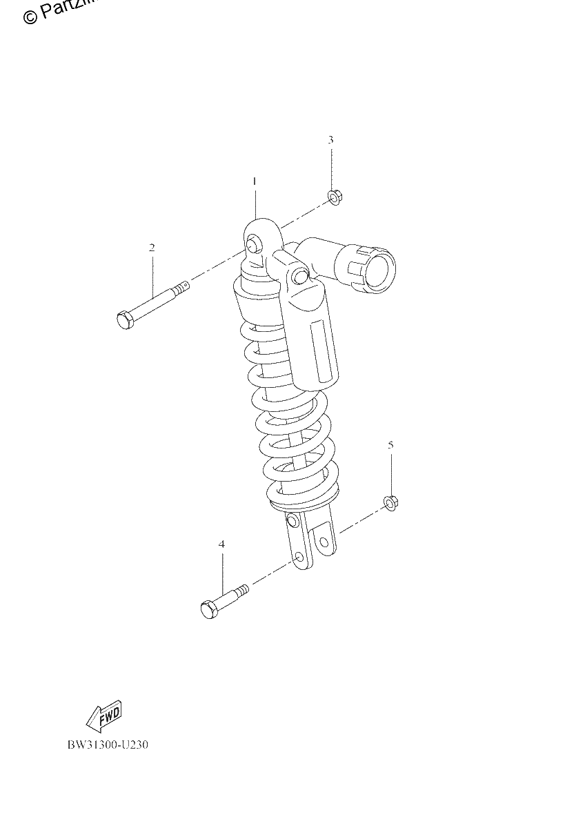 Diagrama de REAR SUSPENSION