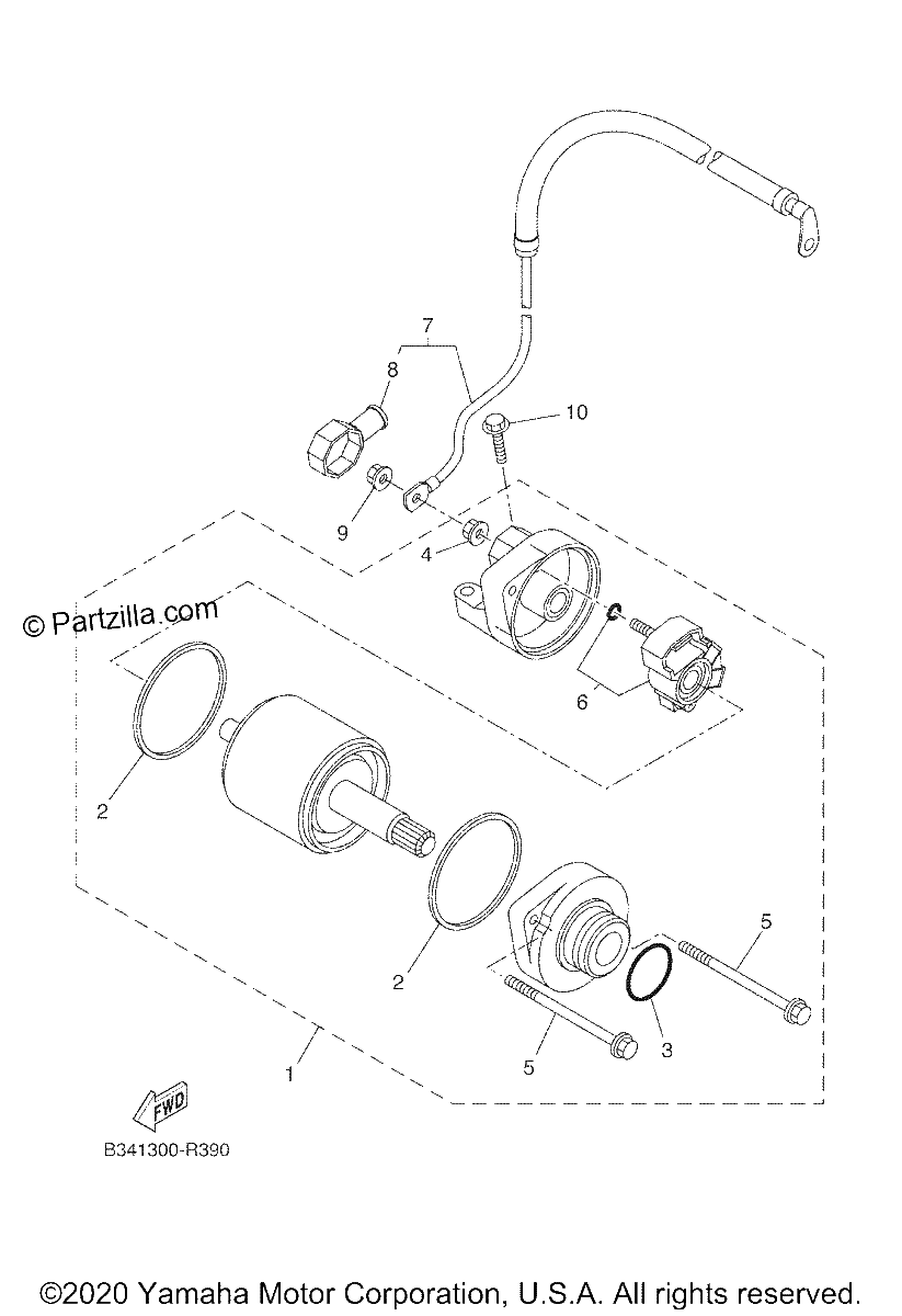Diagrama de STARTING MOTOR