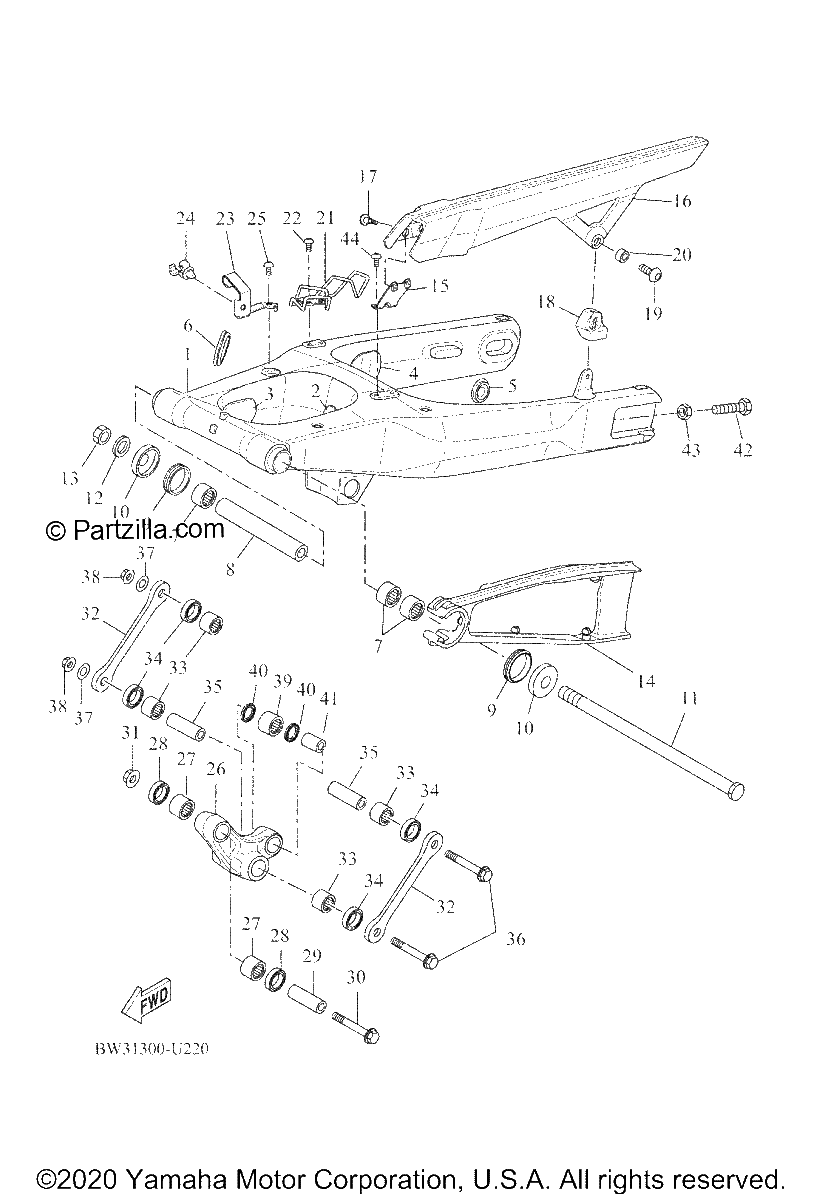 Diagrama de REAR ARM