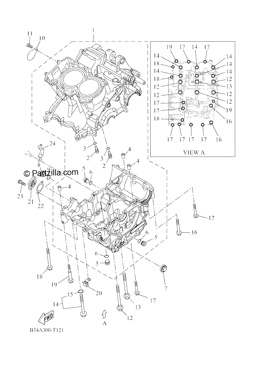 Diagrama de CRANKCASE