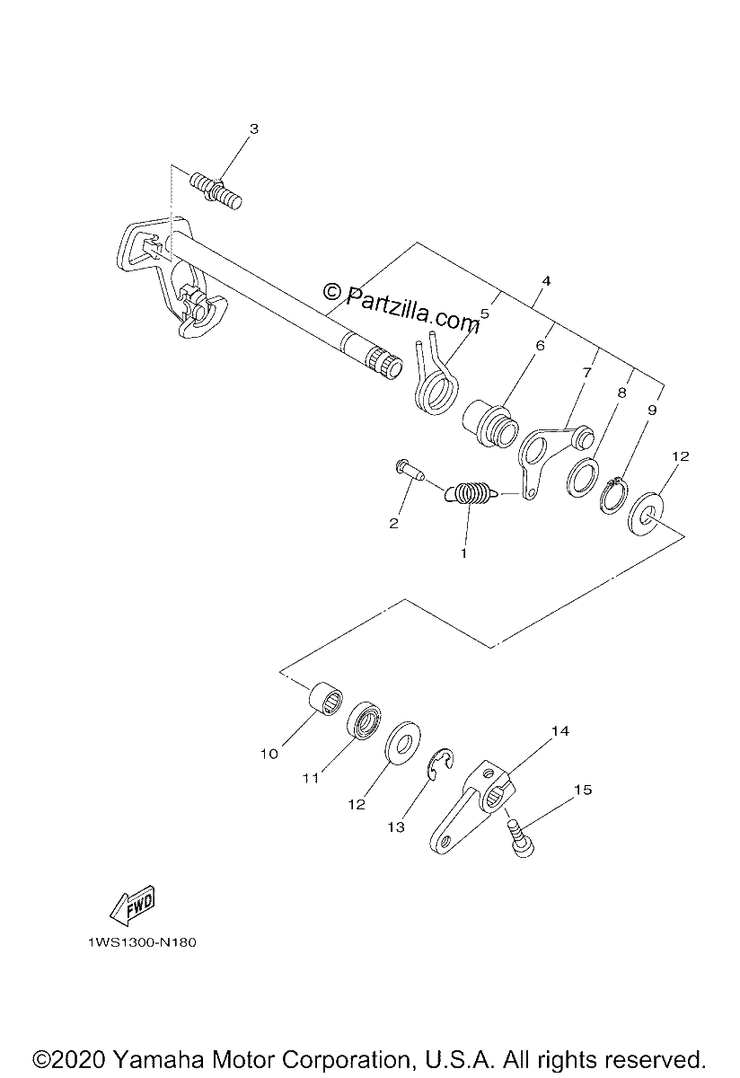 Diagrama de SHIFT SHAFT