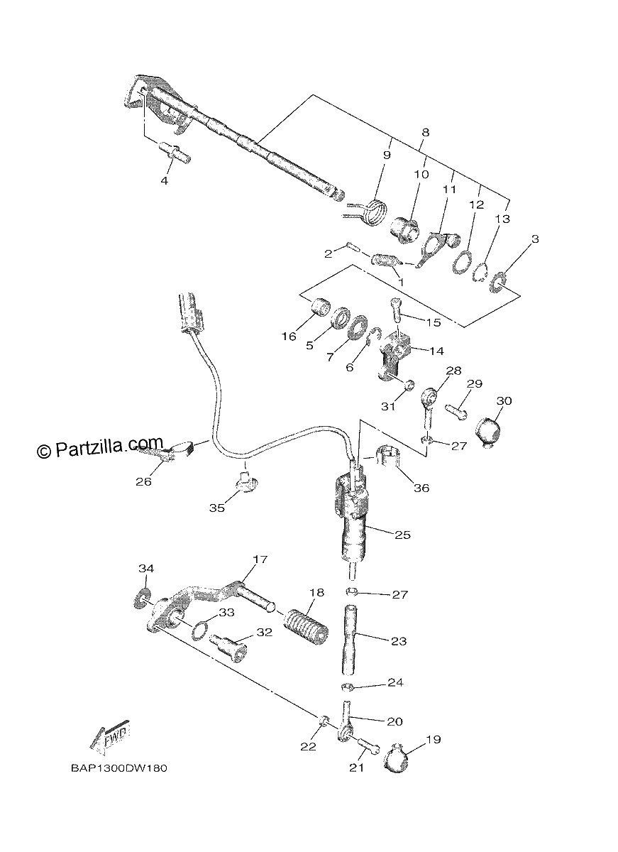 Diagrama de SHIFT SHAFT