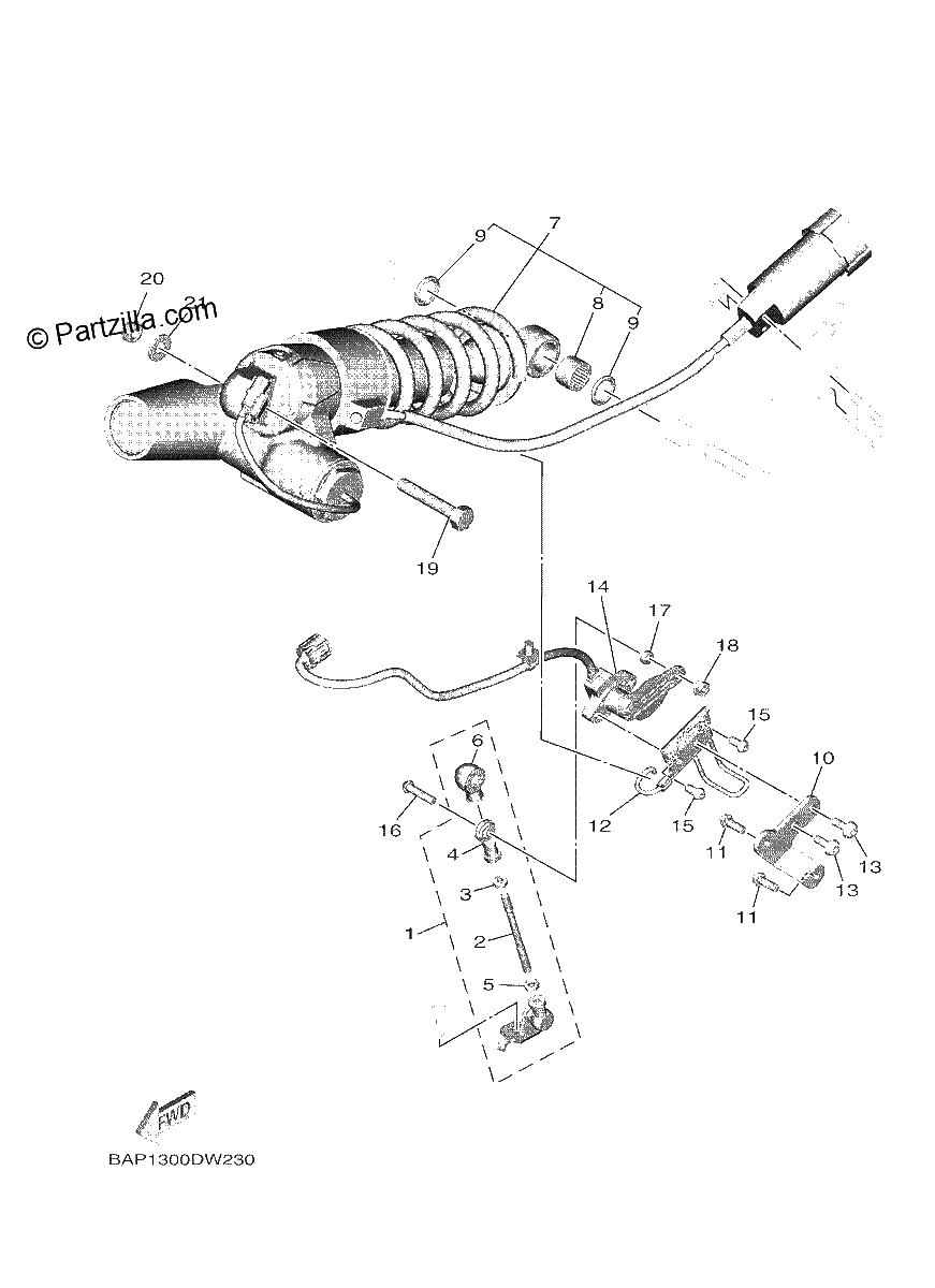 Diagrama de REAR SUSPENSION