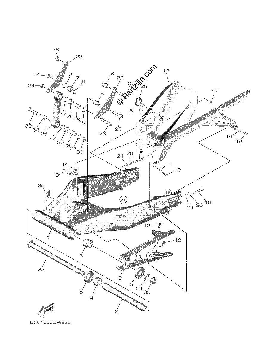 Diagrama de REAR ARM