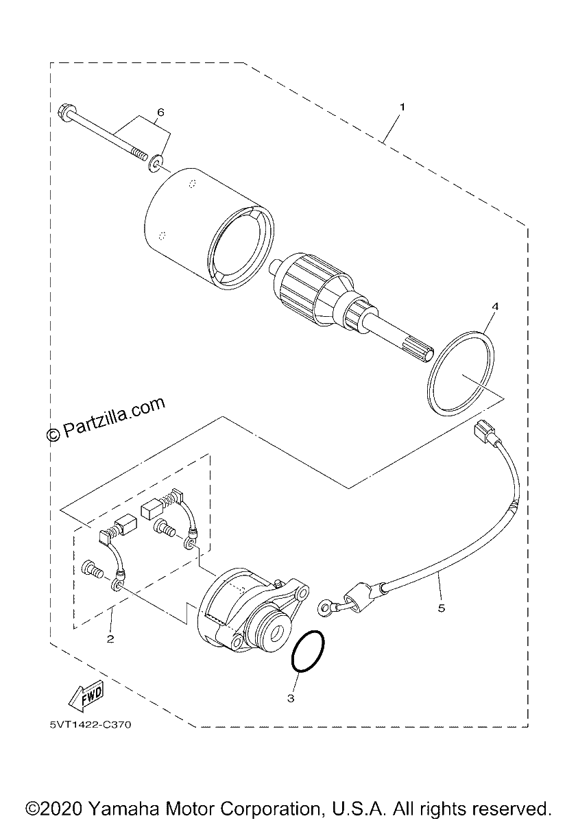 Diagrama de STARTING MOTOR