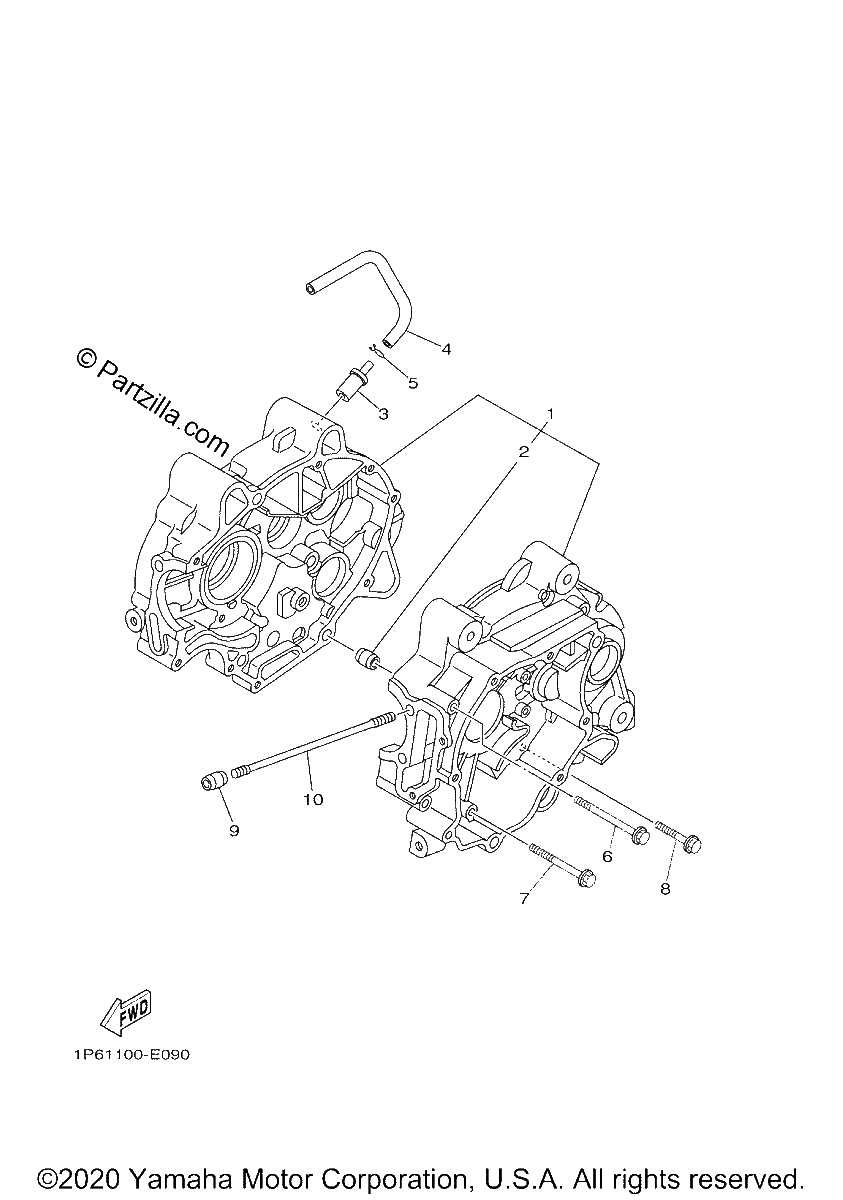 Diagrama de CRANKCASE