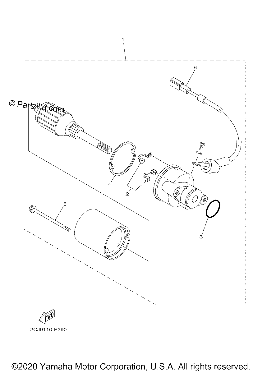 Diagrama de STARTING MOTOR