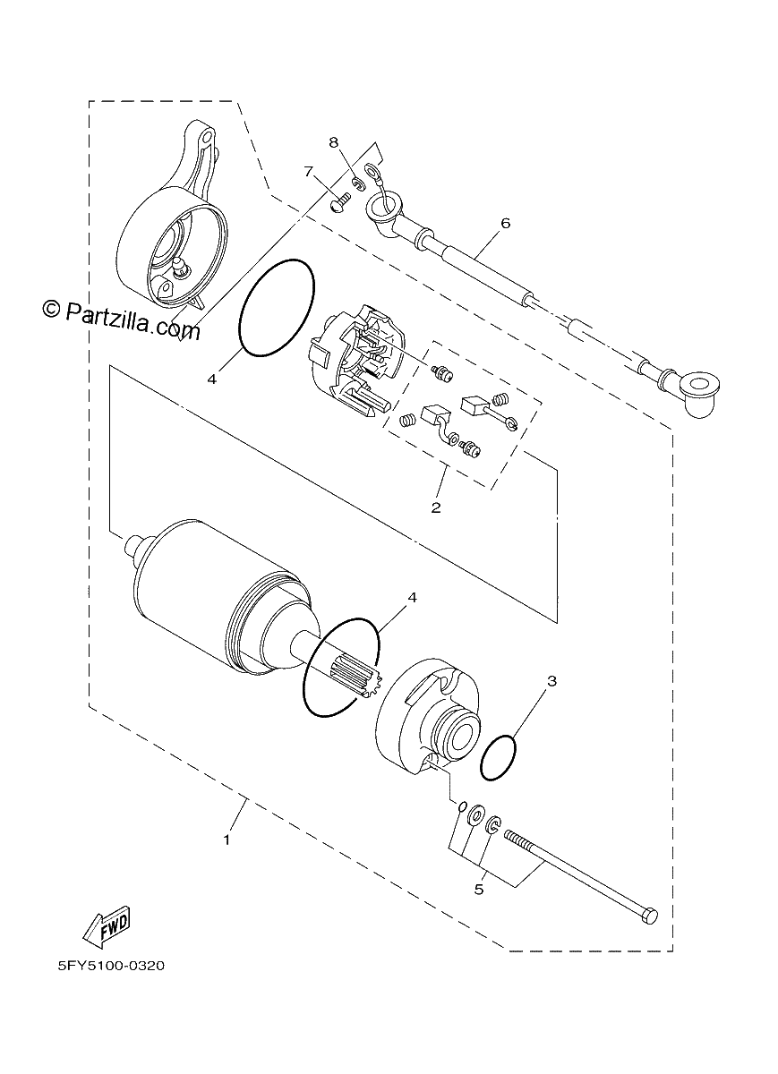 Diagrama de STARTING MOTOR
