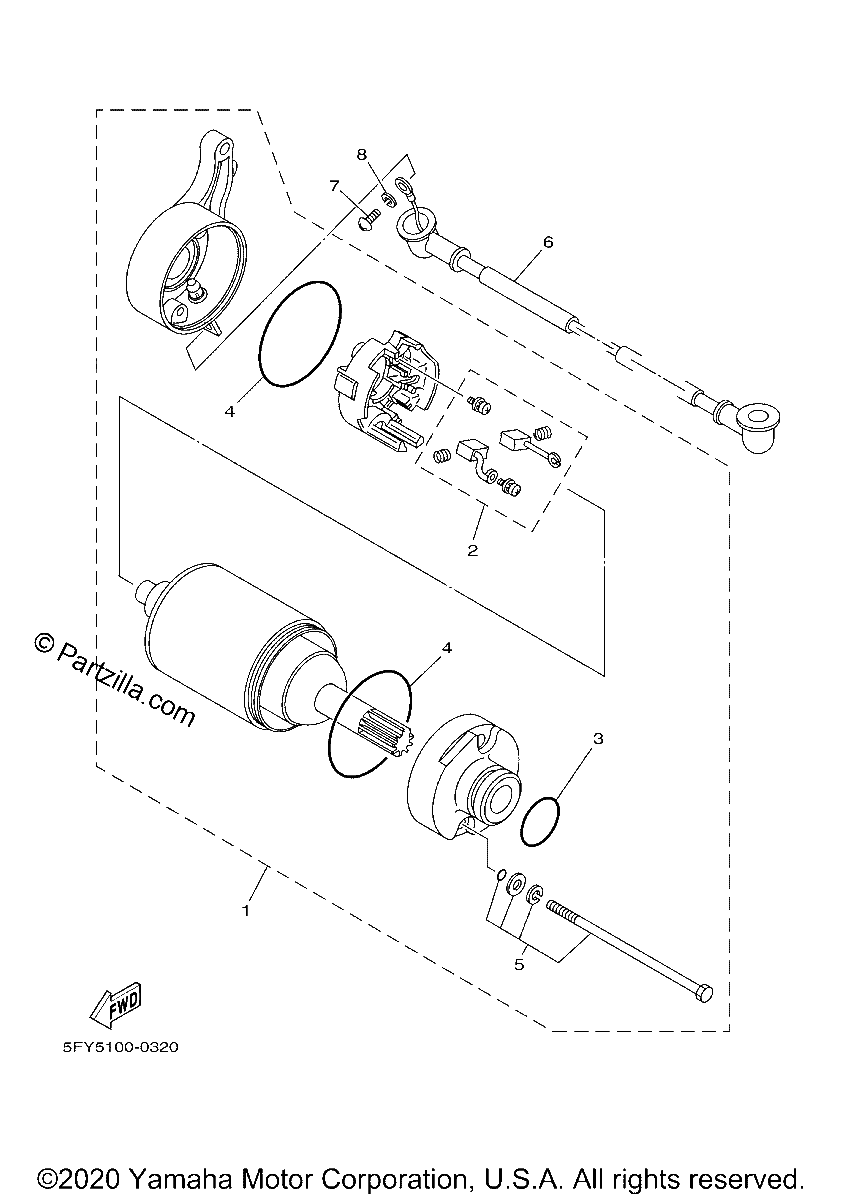 Diagrama de STARTING MOTOR