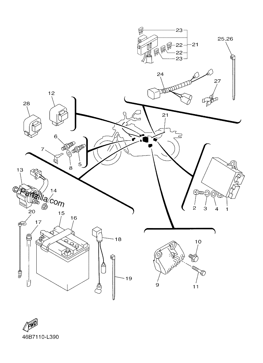 Diagrama de ELECTRICAL 1