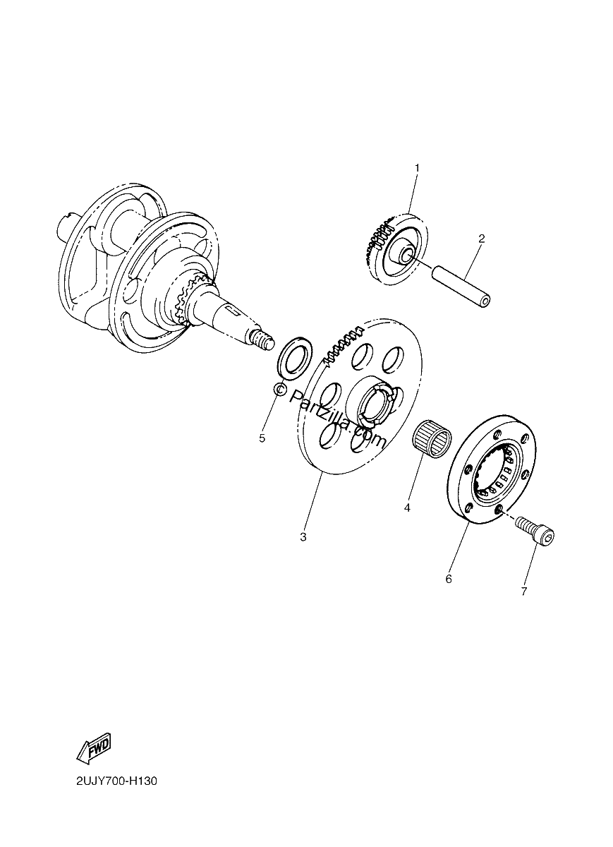Diagrama de STARTER CLUTCH
