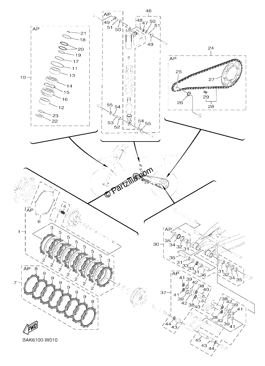 Diagrama de 2 MAINTENANCE PARTS KIT