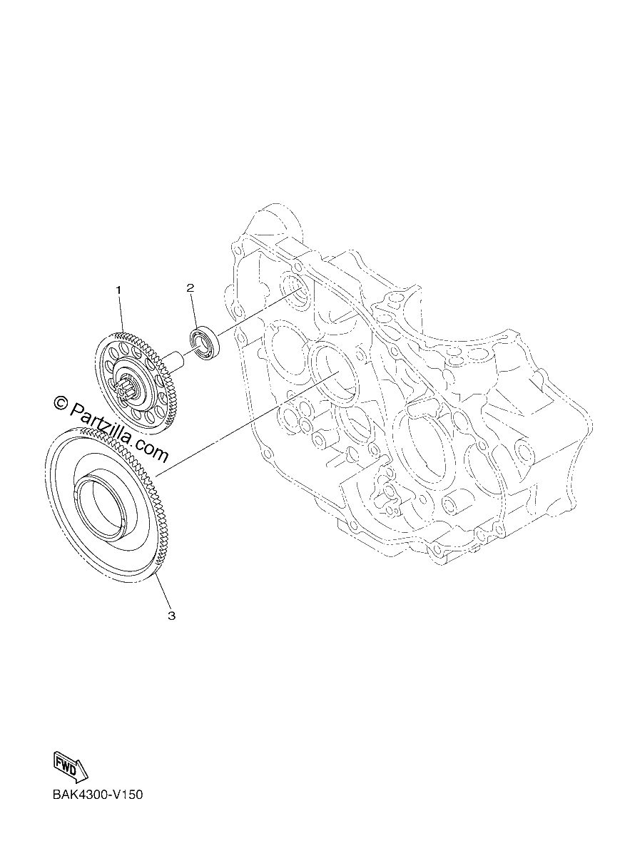Diagrama de STARTER CLUTCH