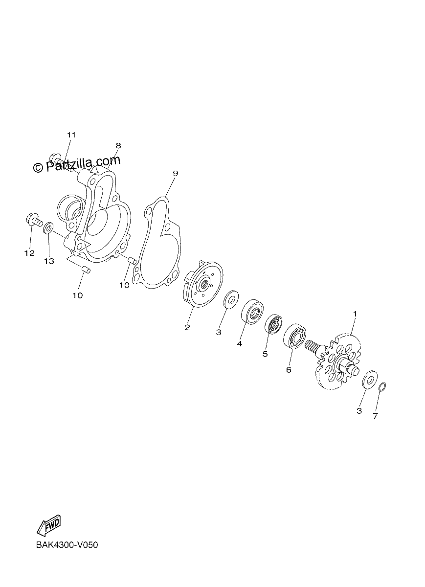 Diagrama de WATER PUMP