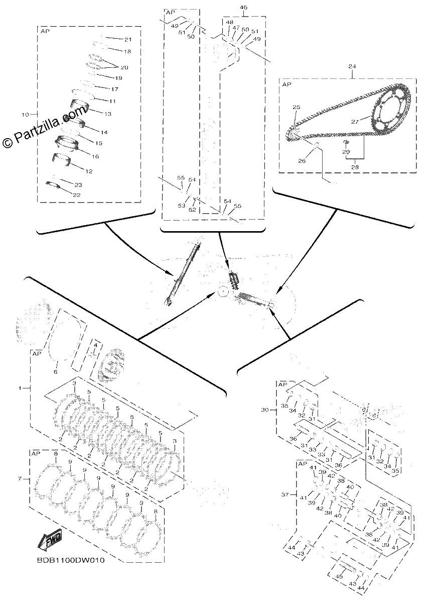 Diagrama de 2 MAINTENANCE PARTS KIT
