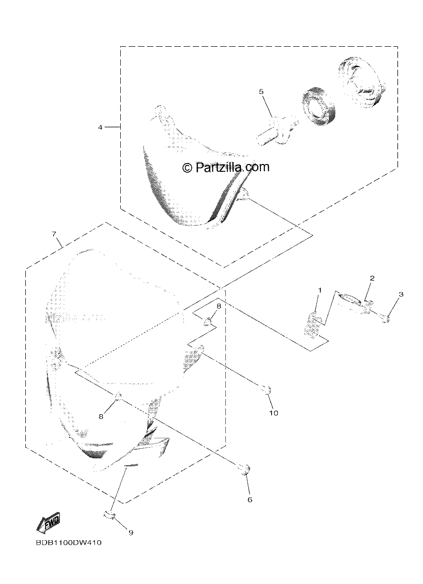 Diagrama de HEADLIGHT