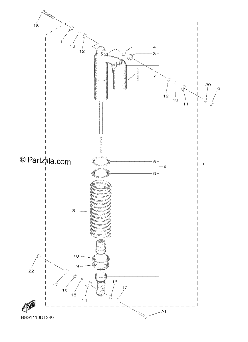 Diagrama de REAR SUSPENSION