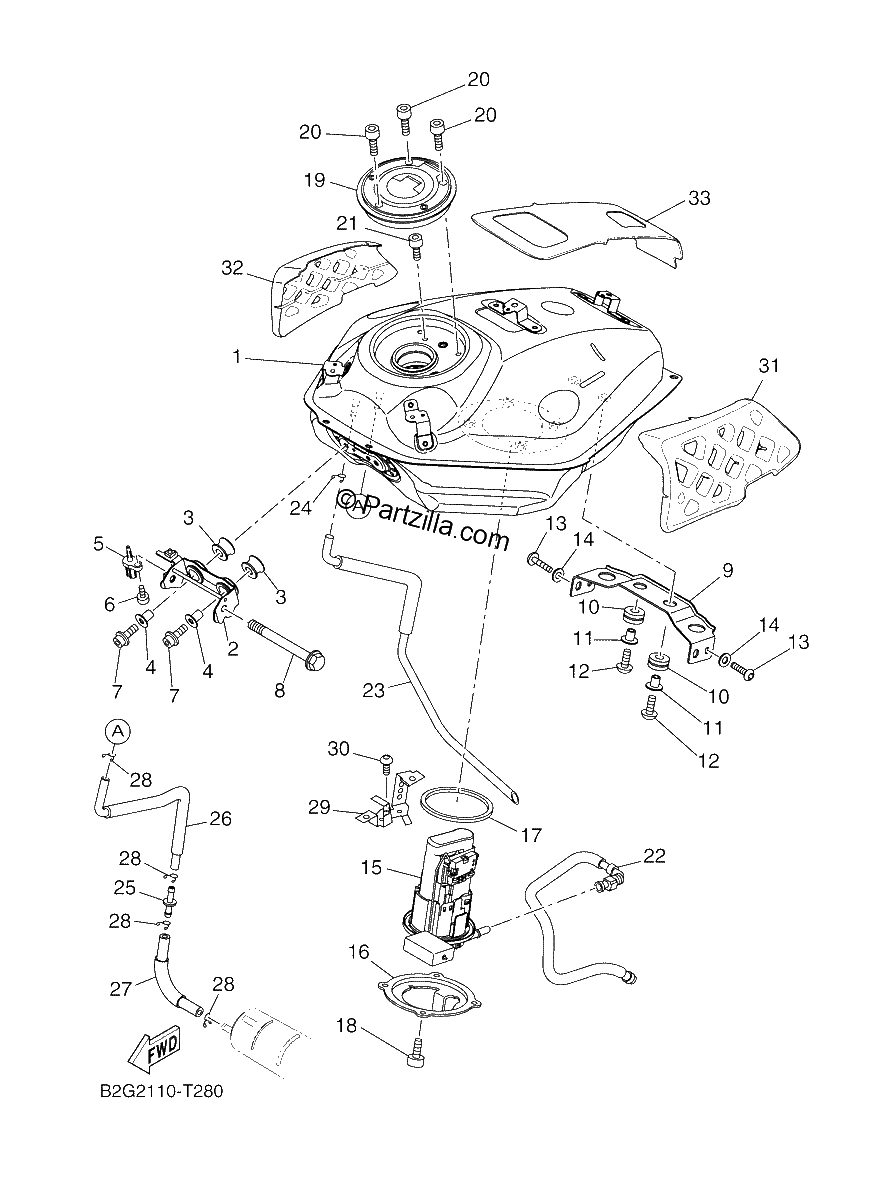 Diagrama de FUEL TANK 2