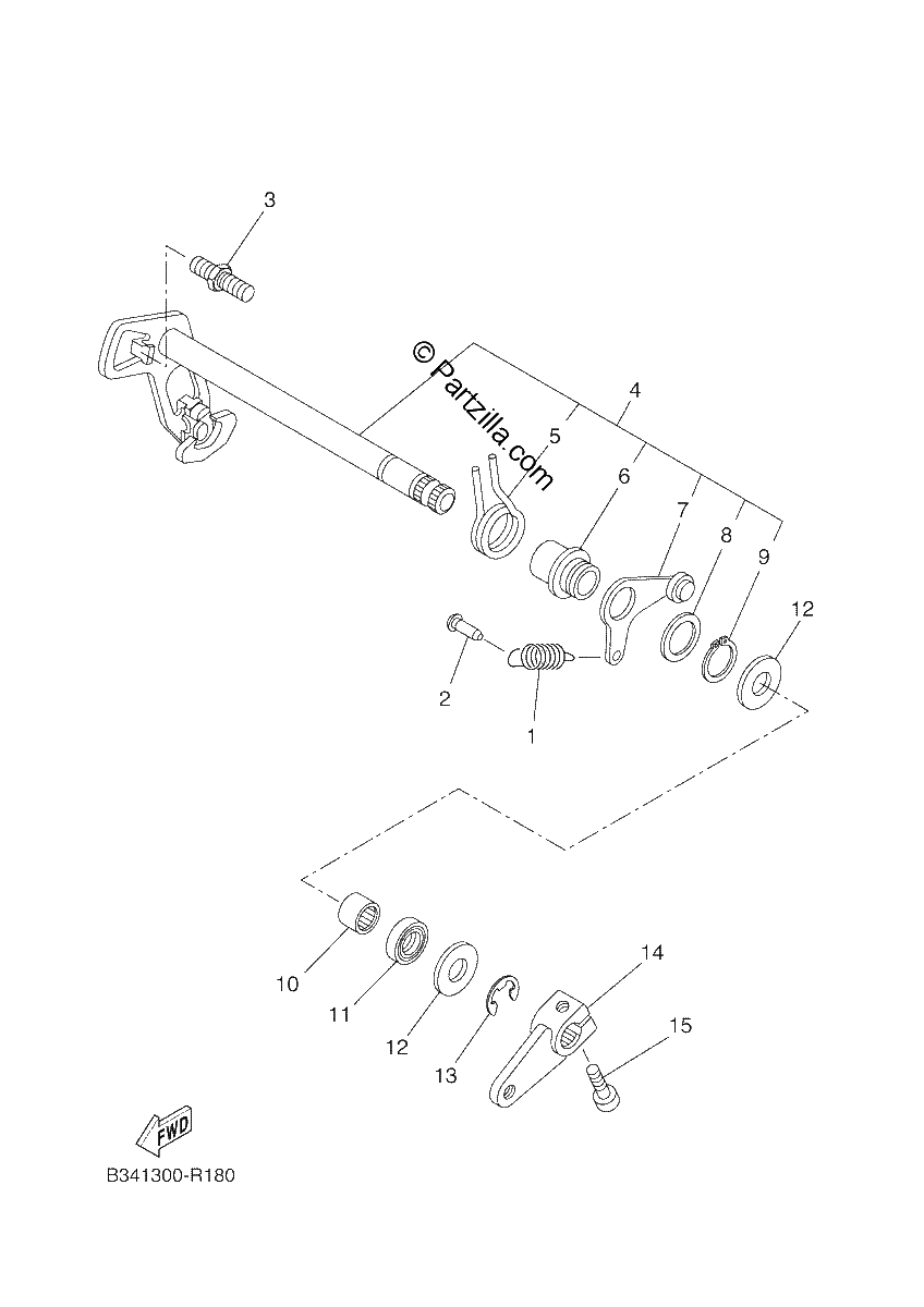 Diagrama de SHIFT SHAFT