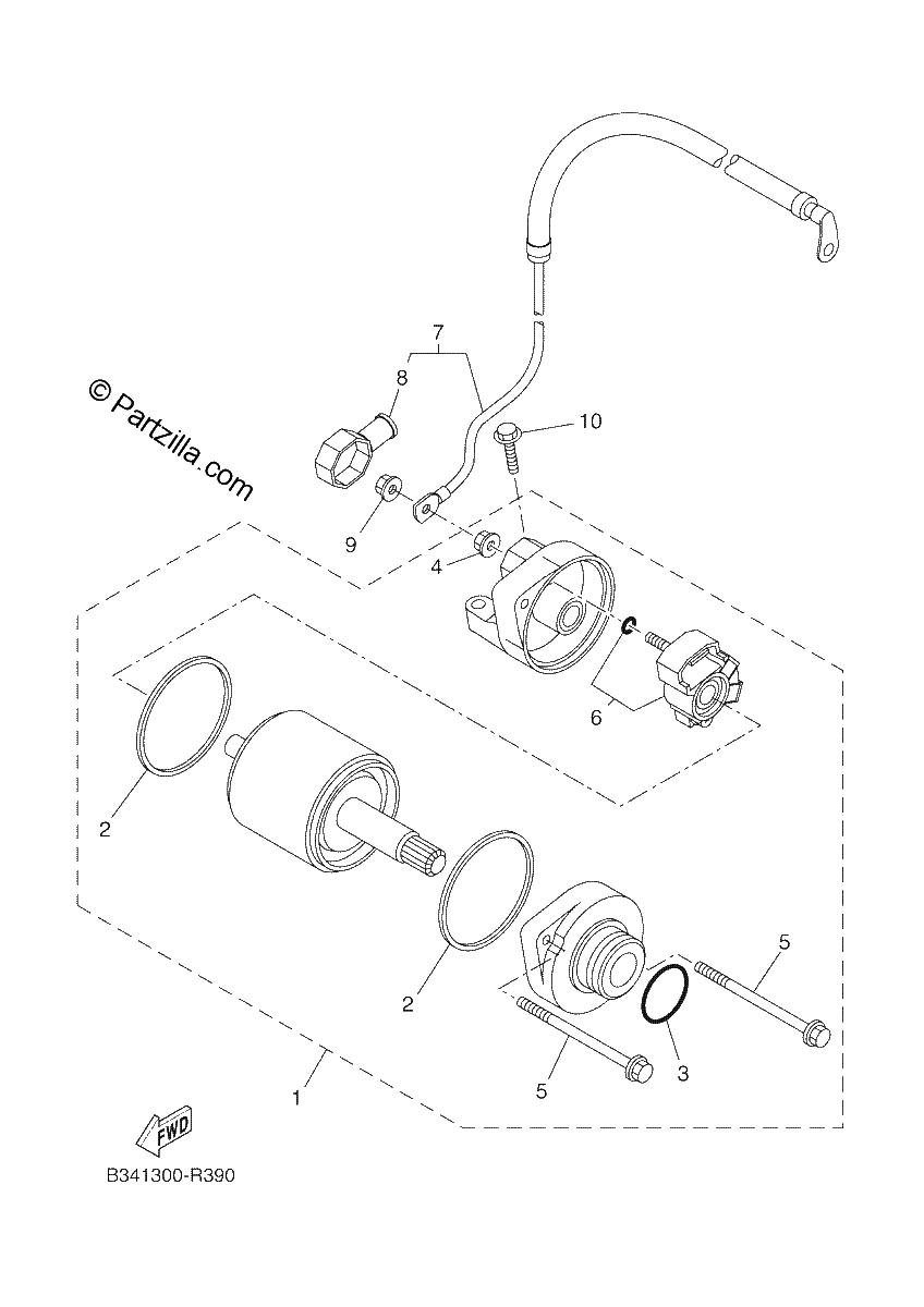 Diagrama de STARTING MOTOR
