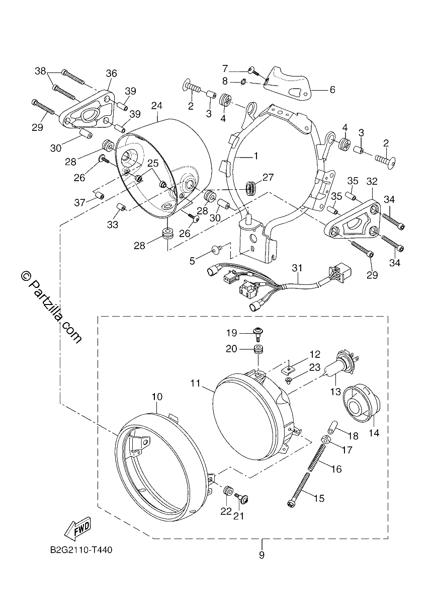 Diagrama de HEADLIGHT