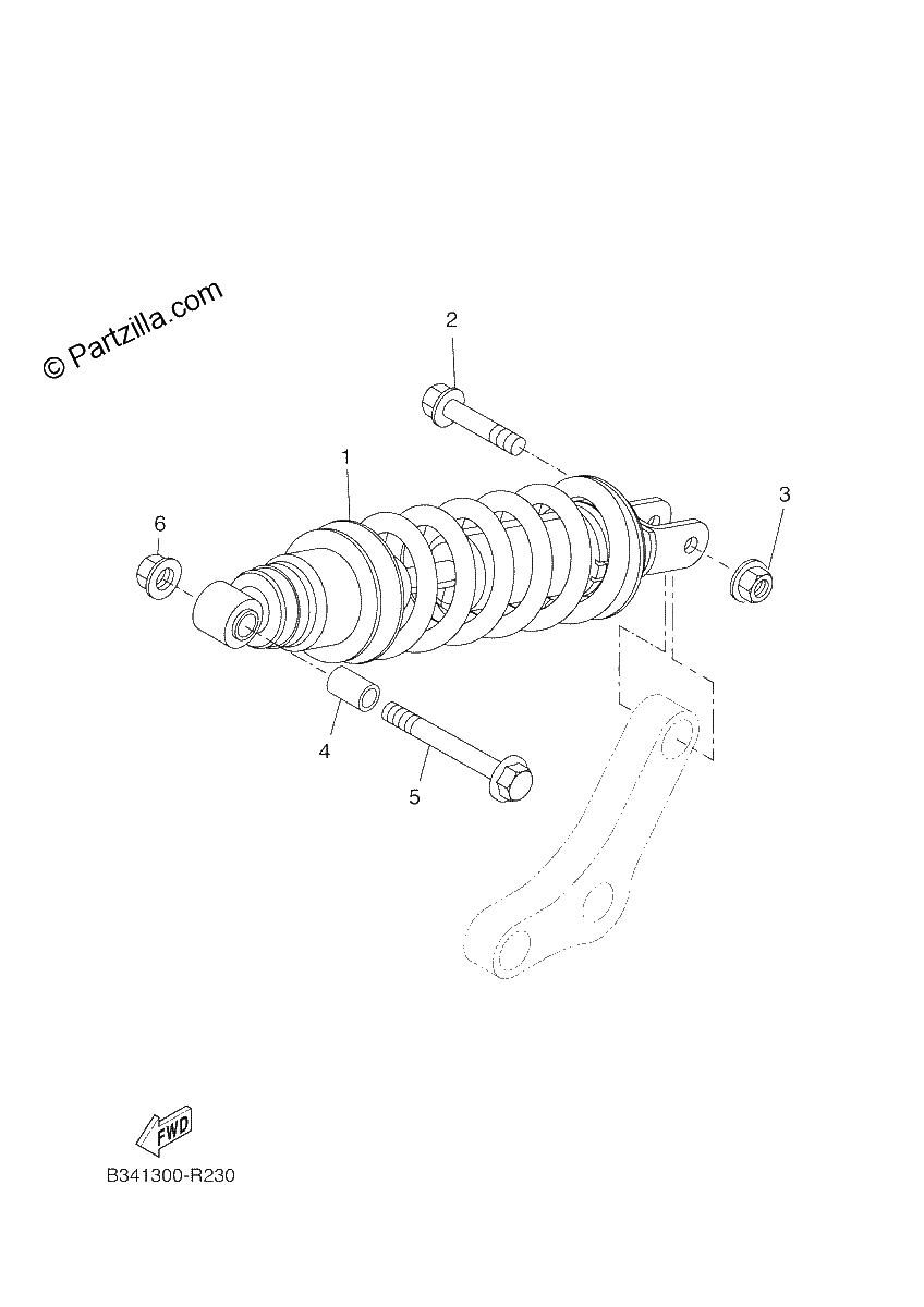 Diagrama de REAR SUSPENSION