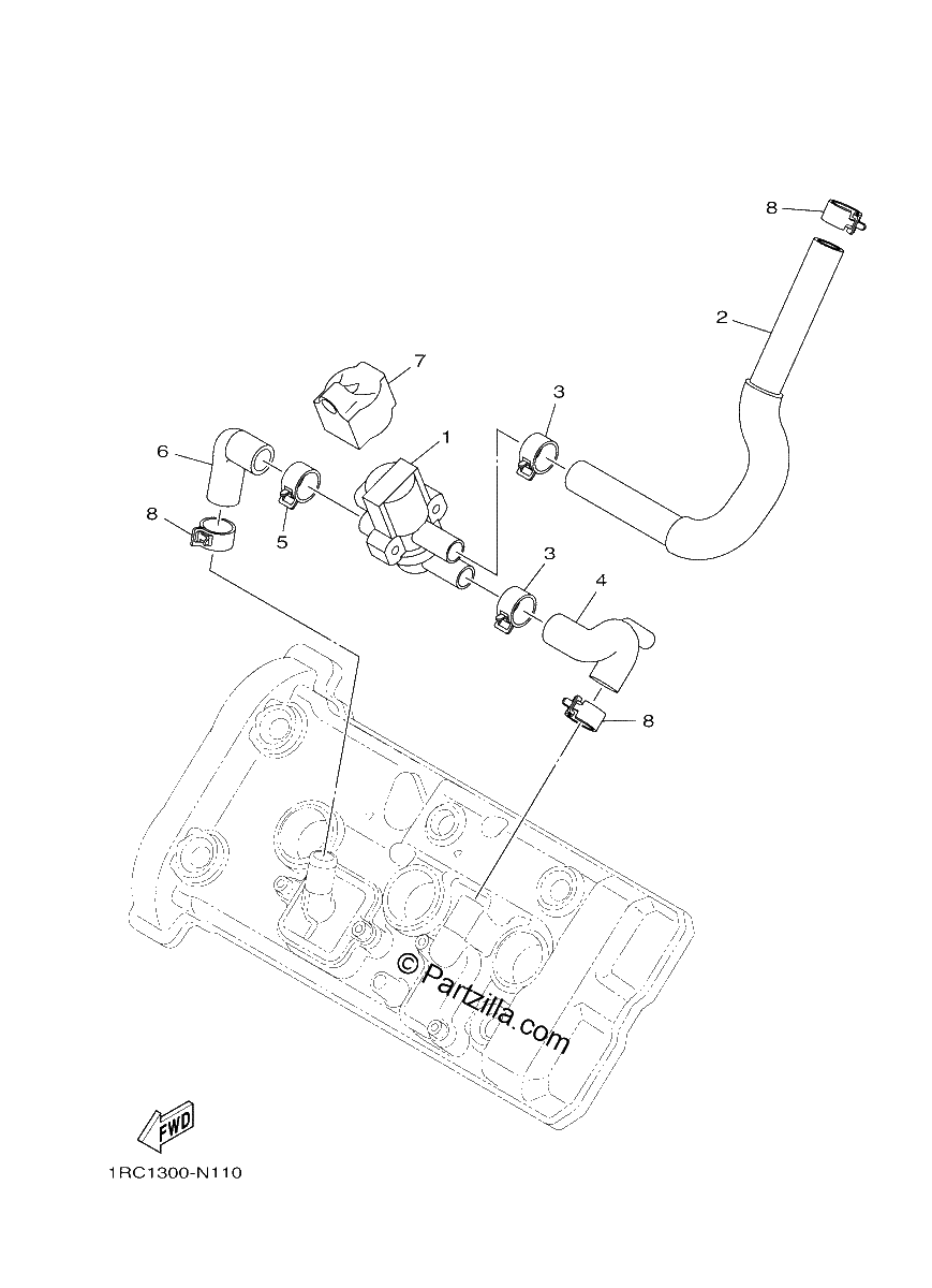Diagrama de AIR INDUCTION SYSTEM
