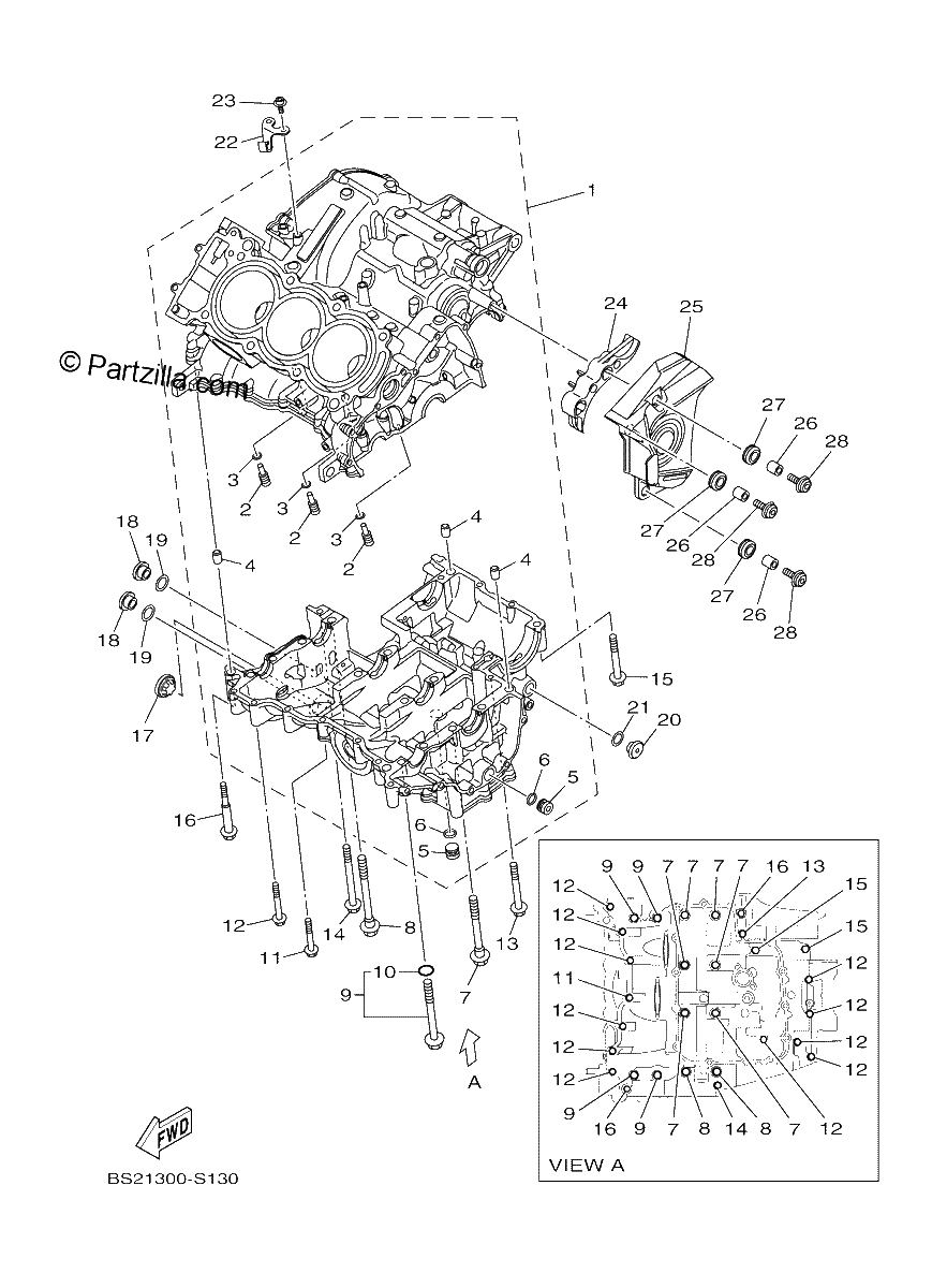 Diagrama de CRANKCASE