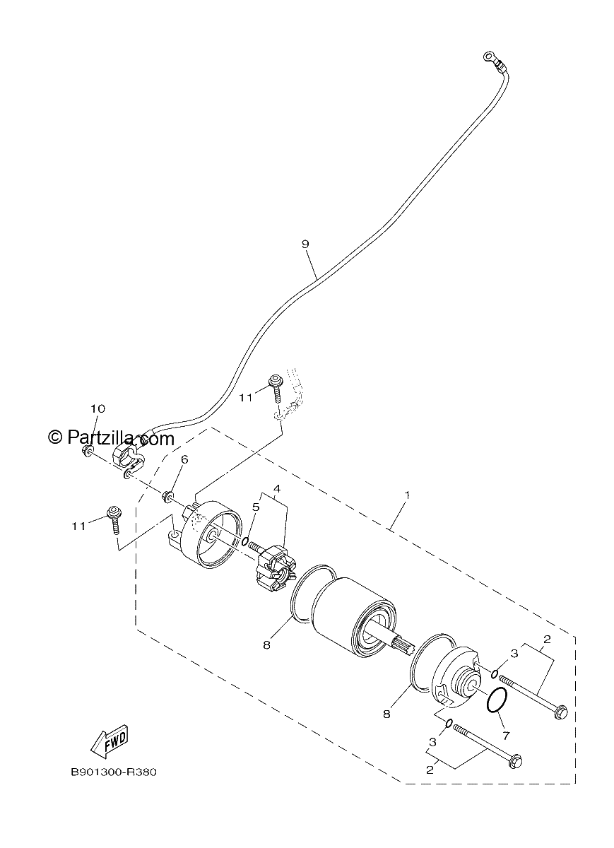 Diagrama de STARTING MOTOR
