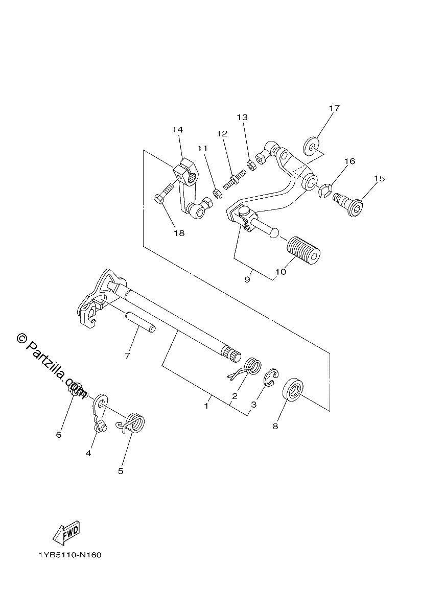 Diagrama de SHIFT SHAFT