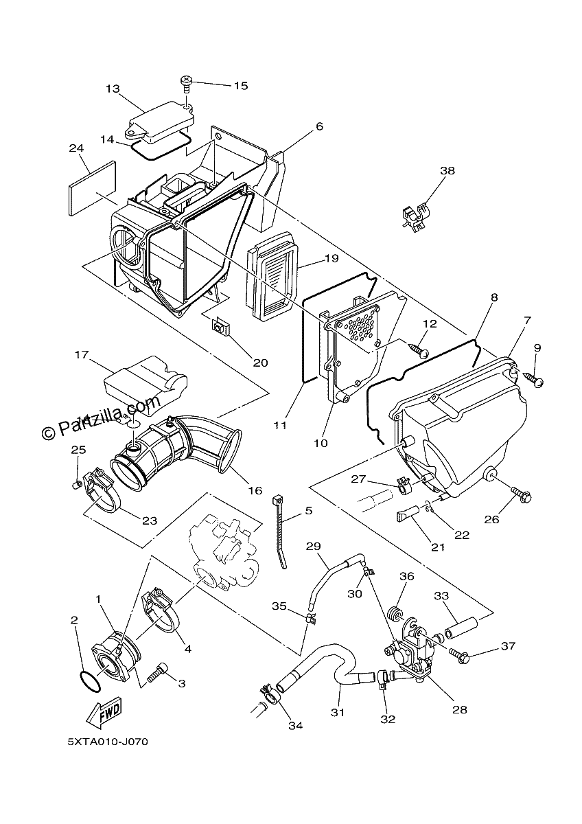 Diagrama de INTAKE