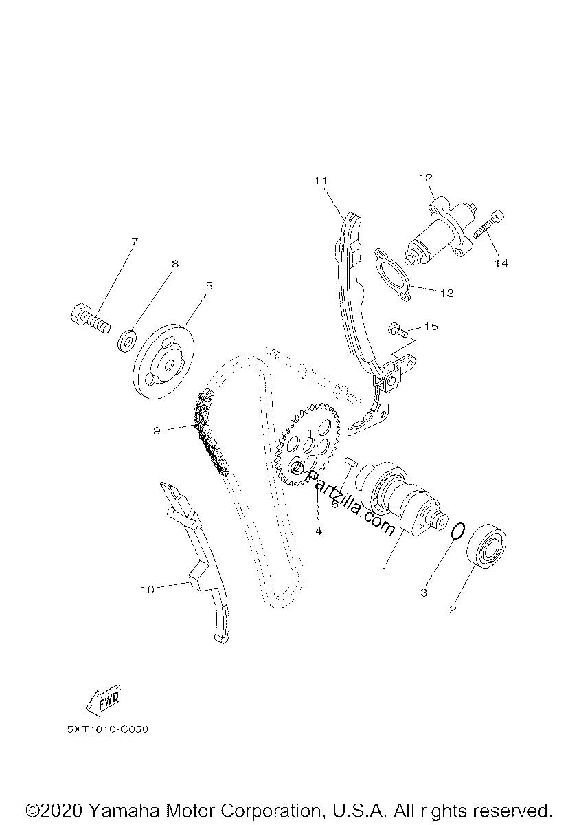 Diagrama de CAMSHAFT CHAIN