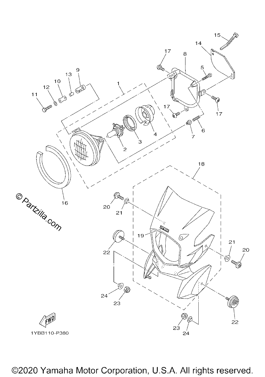 Diagrama de HEADLIGHT