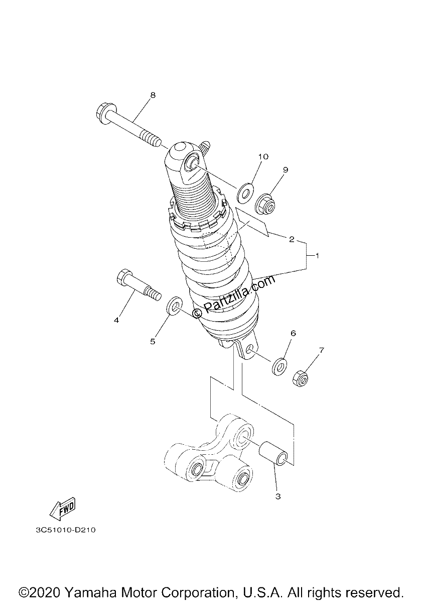 Diagrama de REAR SUSPENSION