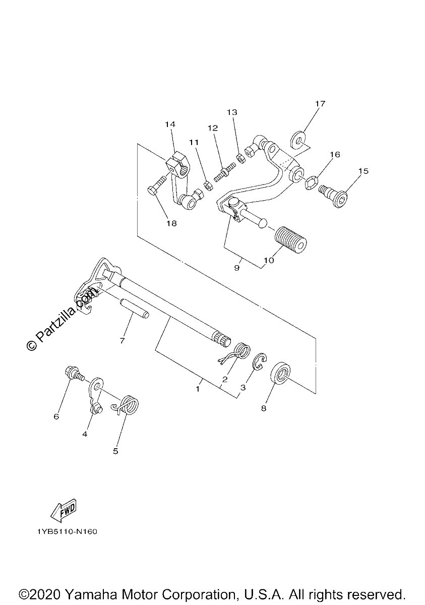 Diagrama de SHIFT SHAFT