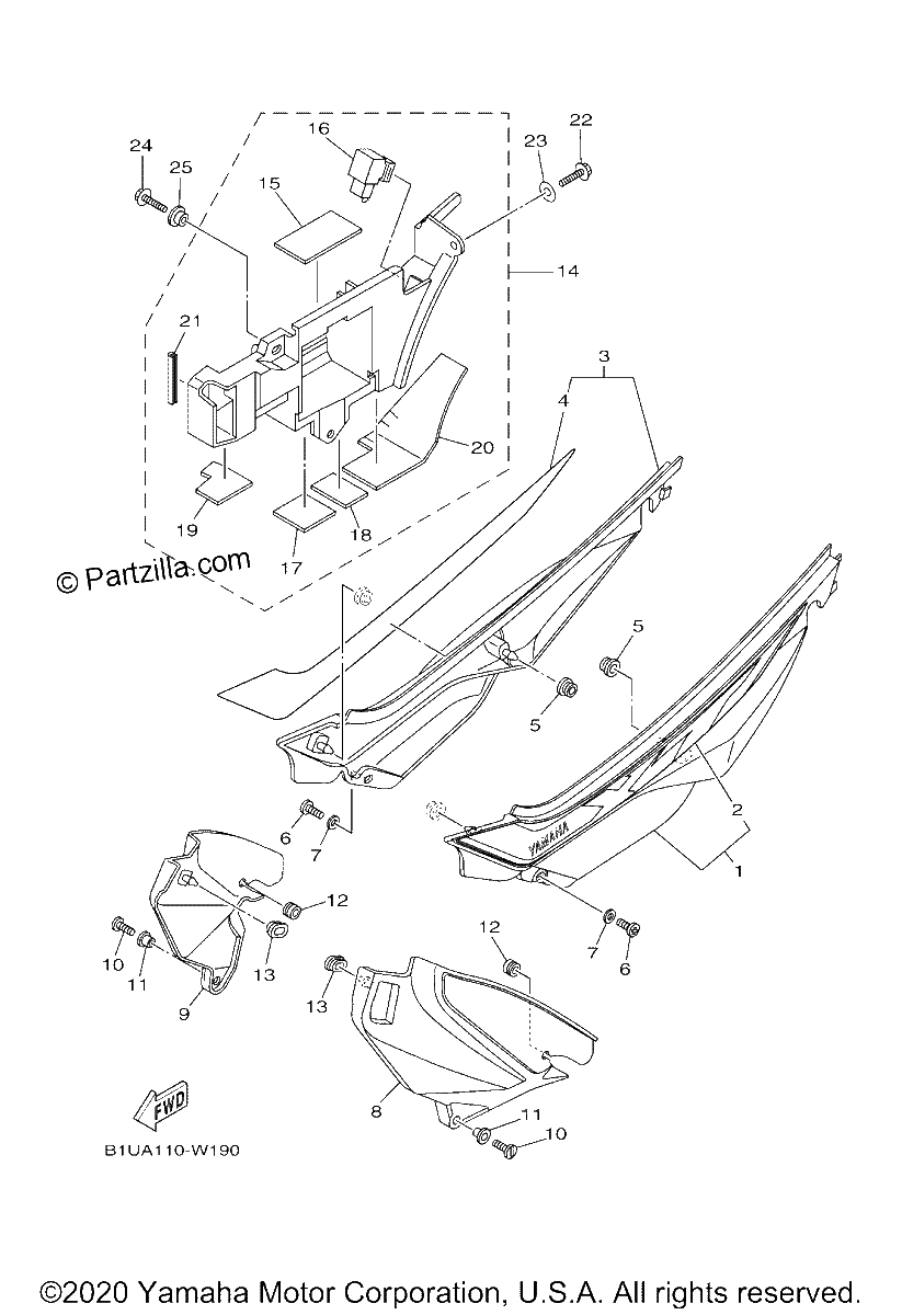 Diagrama de SIDE COVER